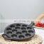Home Cooking Non-Stick Pre-Seasoned Cast Iron Takoyaki Pan