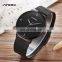 SINOBI Men's Watch Luxury Calendar Date Display Dazzling Diamond Index Dial Steel Milanese Mesh Band S9685G Relogio Masculino