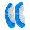 Factory Wholesale Disposable PP+CPE Material Splicing Coated Shoe Cover Non-slip Blue and White