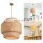 High Quality Woven Bamboo Lampshade Natural Bamboo Pendant light, Ceiling light decor Wholesale