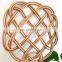 Hot Sale Vintage Woven Rattan Carpet Beater Knot Antique cane rug dust beater Wholesale made in Vietnam