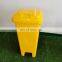 Indoor 100 Liter Trash Can Recycle Hdpe Container Garbage Bins Plastic Trash Bin With Pedal