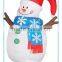 2014 hot sale outdoor Huge inflatable Christmas snow man for kids