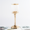 Hot-Selling Cylinder Shape Gold Crystal Candle Holders Table Decorations Crystal Tea Light Candle Holders