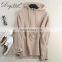 Fahion spring and autumn drawstring women's keep warm cashmere sweater knit hoodies