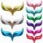 Manufacturers 18/24/36 Inch Creative S-Shaped Air Inflatable Aluminum Kids DIY Mermaid Tail Wholesale Foil Balloons in Bulk