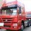 used good condition dump truck Headstock Howo 25T for cheap sale in shanghai yard