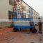 used in changing of street lights electric mobile scissor lift