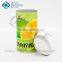 Custom Print Best Round Cardboard Tubes with Metal Lid