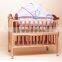 Luxury wood baby cot