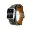 ICARER with two bukle Genuine Leather Watch Band For 42mm Apple Watch Bracelet 3 Wear Method with Metal connector MT-4888