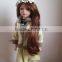 fashion style remy human hair doll wigs, rooting doll hair, doll hair wigs