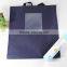 Wholesale custom non woven shopping bags with PVC pocket for boutiques