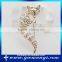 New hot Fashion Luxury Wedding Banquet Accessories Alloy crown Sexy Fox Brooch jewelry Charm women rhinestone brooch pin B0093