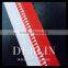 Red White Contrast Colour Plastic Resin Vislon Delrin Zipper