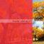 2014 new plastic transparent color red film