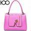 2016 high quality 100% real ladies leather handbag