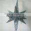 glitter Christmas hanging star with LED light