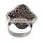 Unique Design Diamond Silver Rings Jewelry,Diamond Fashion Ring Jewelry Indian Diamond Jewelry
