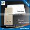 Metal slim dual usb portable big capacity power bank charger 9000mAh large capacity for smart phone and tablet PC