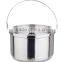 Factory price stainless steel outdoor camping cookware
