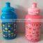 plastic water bottle with lid and cute logo