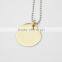Custom Metal Pendant 316L Stainlesss Steel Custom Logo Pendant Quality Choice
