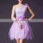 China Factory Wholesale purple prom dress