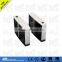 china wing gate turnstile with best price with dc motor access control stainless steel surface