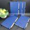 A5 thermo pu leather cover blue notebook with pen loop