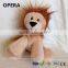 newest tan red orange mane lion plush toys animal