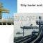 Chain conveyor and cement plant belt conveyor with ship loader