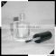 White frosted empty glass nail polish bottles 15ml with cap and brush
