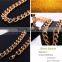 Gift Stainless Steel Plated 18K Gold Men's Necklace Chain Bracelet Jewelry Set