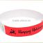 10inch long disposable promo tyvek material paper wristbands                        
                                                Quality Choice