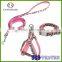 Fashion Design dog collar dog leash pet running products,dog rope collar and lead
