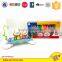 New design plastic rainbow kids piano with drum music instrument toy