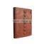 Large Photo Album Leather Embossed Journal with 7 Chakra Stones and 3 locks