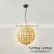 Pendant lighting at the meeting rooms