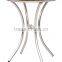Outdoor using manchurian ash wood table and chair with aluminum frame