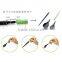 Environment Protection Food-Grade Plastic travel cutlery set in pouch