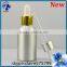 Fancy unique decorative aluminum dropper bottle with childproof cap