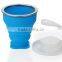 2016 Hot sell Silicone Folding Cup by FDA and LFGB Standed                        
                                                Quality Choice