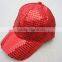 Fashion Paillette Hip Hop Cap For Lady