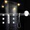 led rainbow shower sprinker multi color change remote control ceiling shower with rainfall,waterfall,water curtain
