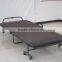 folding metal bed with mattress