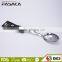 TSY003-SLS Stainless Steel Mirror Finished Slotted Spoon with White PP and Black TPR handle Kitchen Tool