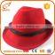 Custom Red Formal Hats Women Wool Felt Hat Feathers for Fedora Hats Supplier's Choice