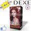 Dexe hair dye super black hair color cream with 12 colors