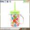Timely Service stock nice plastic tumbler cup with straw